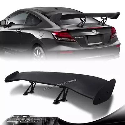 57  TYPE-2 Primer Black ABS Adjustable Trunk GT Style Spoiler Wing Universal • $98.99