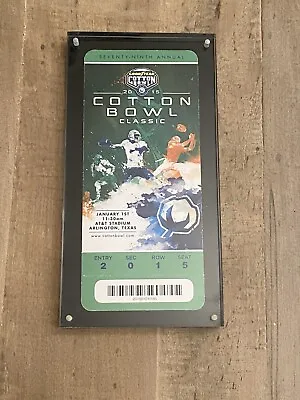 2015 Cotton Bowl Classic Ticket Michigan State Vs Baylor. Beautifully Encased!🔥 • $25