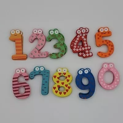 Wooden Fridge Number Magnets 0-9 (2 Of Each)  Kids Baby Educational Toy. Read ⬇ • $8