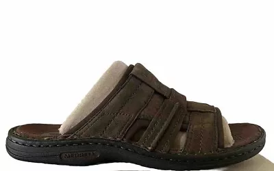 MERRELL Mens Slide Sandals - Brown Suede - Size 11 - NEW • $39.99