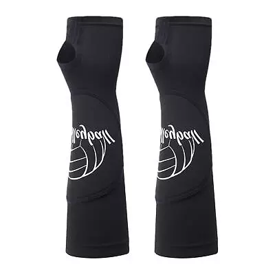 Volleyball Arm Guard Sleeves Sports Wristbands Protector Compress • $10.87