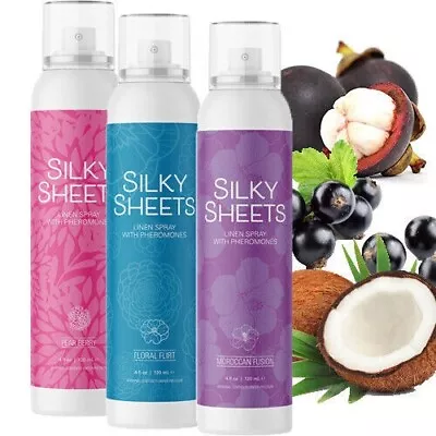 Silky Sheets Pheromone Infused Linen Spray 4oz Arousal Attractant Fragrances USA • $11.90