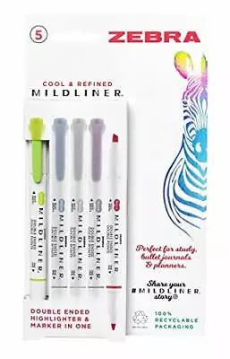 Zebra Pen Mildliner Double Ended Highlighter Broad And Fine Point Tips Assorte • $24.24