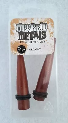 Morbid Metals 7/16  Organics Medium Wood Body Jewelry • $11.99