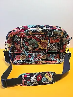 Vera Bradley Happy Snails Medium Traveler  LapTop Travel Bag Duffle W/Strap • $29.95