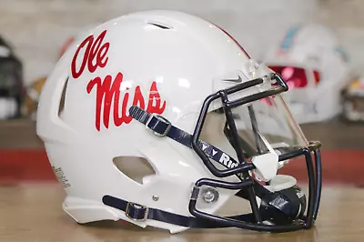 Mississippi Rebels Riddell Speed Authentic Helmet - GG Edition • $637.99