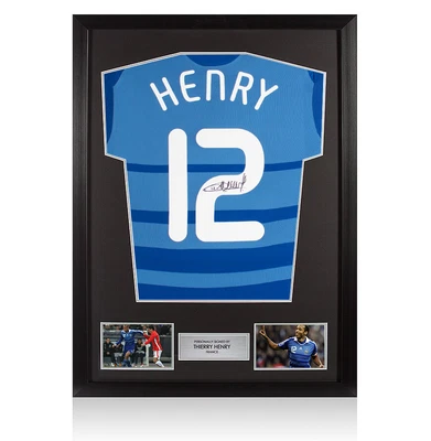 £549.99 • Buy Framed Thierry Henry Signed France Shirt - 2008-2009, Number 12 Autograph