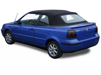 Fits VW Volkswagen Golf Cabrio Cabriolet 95-01 Convertible Soft Top Black German • $413.10