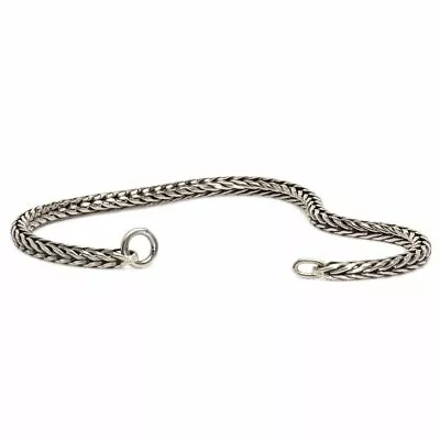 Trollbeads 7.9  Oxidized Foxtail Sterling Silver Bracelet (7.1  Without Clasp) • $50