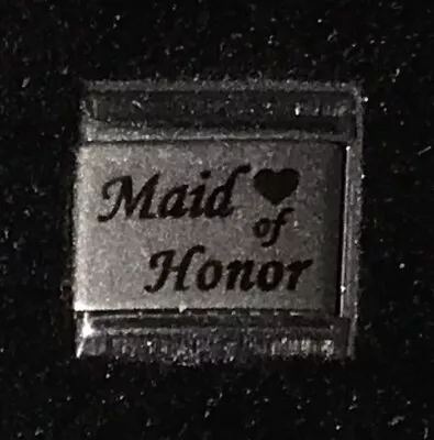 Maid Of Honor Heart WHOLESALE ITALIAN CHARM 9MM K2020 • $12