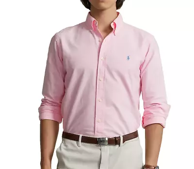 Polo Ralph Lauren Oxford Shirt Custom Fit Shirt Men's - Dusty Pink • $64.50