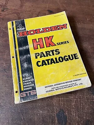 Holden Hk Parts Catalogue Service Manual Gts Premier Brougham Monaro Nasco Hg Ht • $249