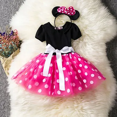 Minnie Mouse Girls Pink Halloween Costume Size 3-6 Months NWT • $13.99