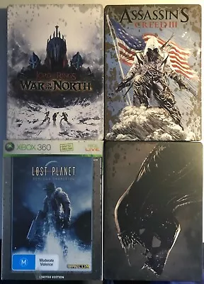 BULK Steel Case Xbox 360 Games Pal Lost Planet Lord Of The Rings Alien Vs Predat • $60