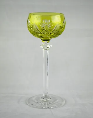 Val St Lambert Crystal  BERNCASTEL  Sherry / Port Glass - 14.9cms (5-7/8 ) • £24.50