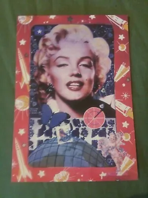 Postcard Marilyn Monroe Artwork By Michael Leigh • £0.39