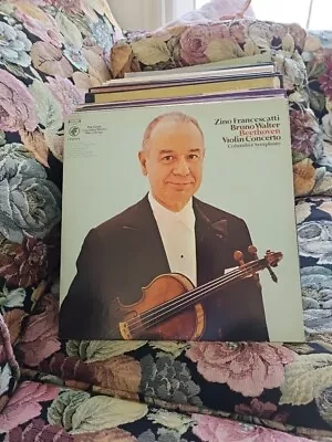 Beethoven Violin Concerto Zino Francescatti 1970 Vintage Vinyl Record Album • $10