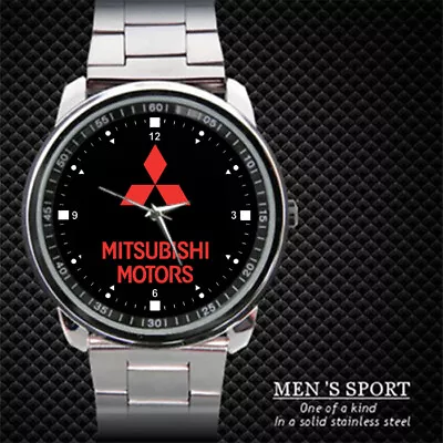 Mitsubishi Logo Men's Stainless Metal Watch • $18.90