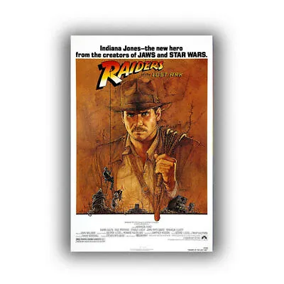 385062 Indiana Jones Raiders Of The Lost Ark Movie HD WALL PRINT POSTER AU • $20.85