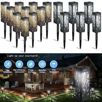 $5.03 • Buy Solar Garden LED Lights Outdoor Waterproof Landscape Lawn Pathway Party Decor US