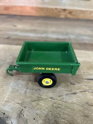 Vintage Ertl Diecast 1/16 John Deere Lawn Garden Tractor Trailer Wagon • $28.50