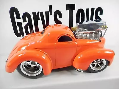 Muscle Machines 1:18 Scale Die-Cast  - 1941 Jeep Willys Coupe Orange • $39.98