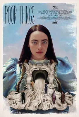 $22 • Buy POOR THINGS MOVIE POSTER 2 Sided ORIGINAL INTL 27x40 MARK RUFFALO EMMA STONE