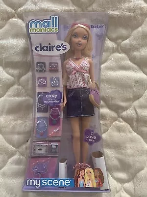 Barbie Mall Maniacs Doll Claire’s My Scene Barbie 2005  NRFB • £40