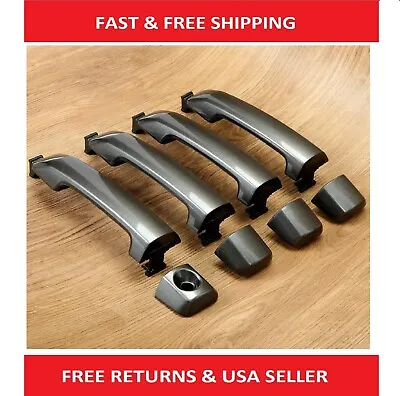 4x Door Handle Kit Gray 1G3 Painted For 2011-2019 Toyota Tundra Sequoia • $80.25
