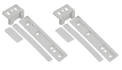 2 X IKEA Genuine Integrated Fridge Freezer Door Mount Bracket Slide Fixing Kits • £10.49