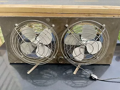 Vintage Eskimo Double Window/Vent Fan Tested Works Great • $64