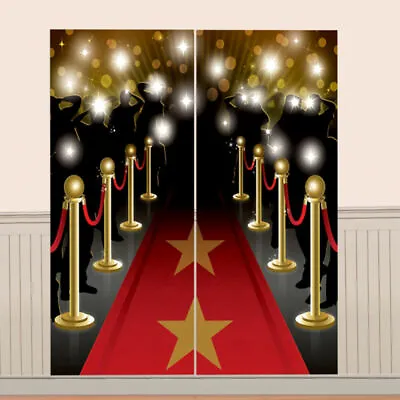 Hollywood Party Decoration Scene Setters Movies Red Carpet Premiere Photo Prop • £5.99