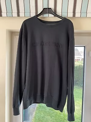 CP Company Black Logo Embroidered Sweatshirt  XL • £40