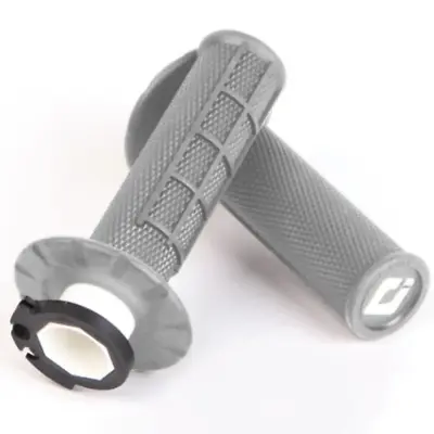 ODI Lock-On Grips Half Waffle Grey Soft • £25.99