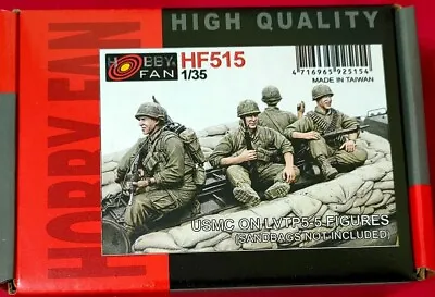 Hobby Fan 1/35 USMC ON LVTP5 5 Figures (Sandbags Not Include) • $70.01