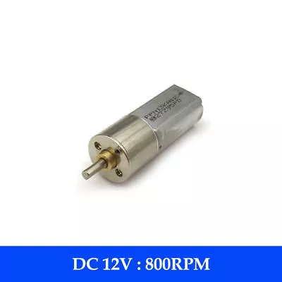 16mm DC3V-12V 800RPM Mini Metal Gearbox Gear Motor Reduction DIY Robot Smart Car • $9.25