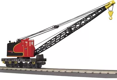 Mth Railking Santa Fe Black Bonnet American Crane Car! O Scale O Gauge Train • $149.99