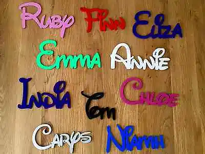 Childrens Personalised Wooden Letters/Names Doors Signs/Home/Crafts • £0.99