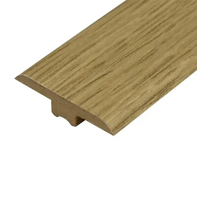 Laminate Floor MDF T Section Transition Bar Profile Threshold Strip MIDNIGHT OAK • £1.99
