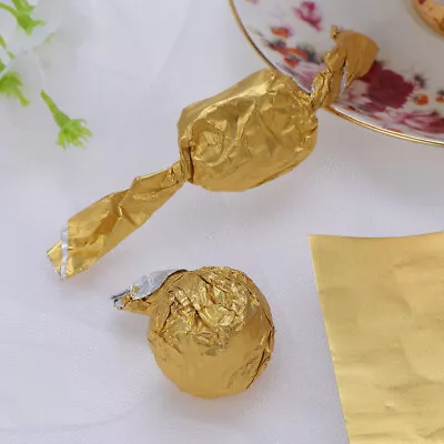  200 Pcs Foil Candy Wrappers Gift Packaging Paper Fine Check • £10.99