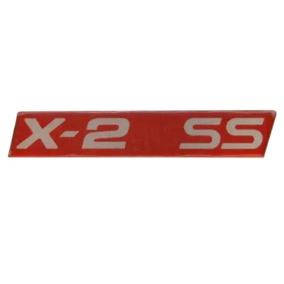 MasterCraft Boat Decal 750631 | X-2 SS Red Silver Vinyl 7 1/2 Inch • $20.07