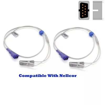 5x Pet VET Ear Lingual Sensor/Probe For Pulse Oximeter Blood Oxygen SpO2 Monitor • $69.56