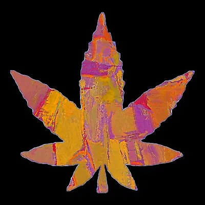 20 Artistic Cannabis Culture Vinyl Decal Pot Leaf 3x3 Inch • $9