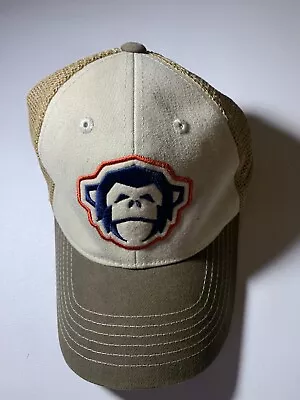 Monkey Hat Adjustable Brown Red Pre-Owned HT61+118 • $11.21