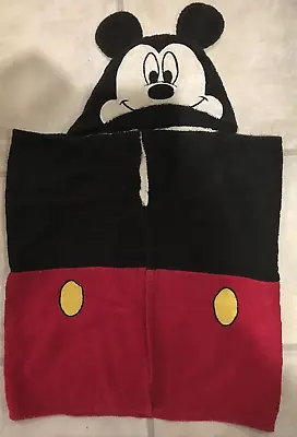 Mickey Mouse Hooded Towel Poncho Disney Jumping Beans Child • $8.50