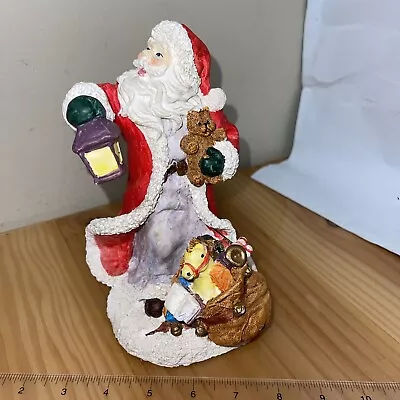 Vintage! 8” Santa Clause “Holiday Gifts” Figurine - Hand Painted - Collectibles • $25