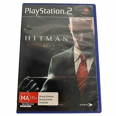 Hitman Blood Money PlayStation 2 PS2 Game PAL W' Manual FREE TRACKED POST • $12.90
