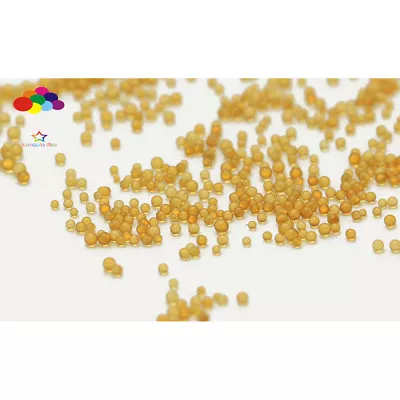 New 100000 Pcs Glass Deep Gold Bright Micro Beads No Hole 0.6-0.8mm Nail Art • $0.99