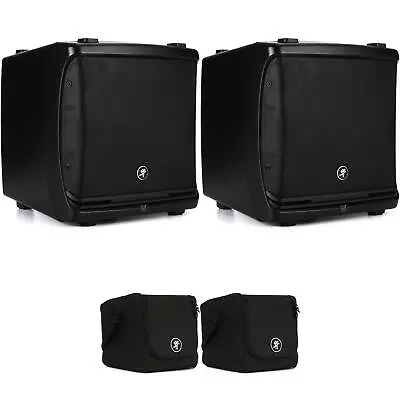 Mackie DLM12 2000-watt 12-inch Powered Speaker Pair With Bags Bundle • $2159.96