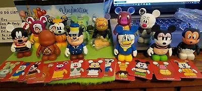 DISNEY Vinylmation 3  Park Set Have A Laugh Set Of 12 Chaser Donald Mickey Cards • $54.49